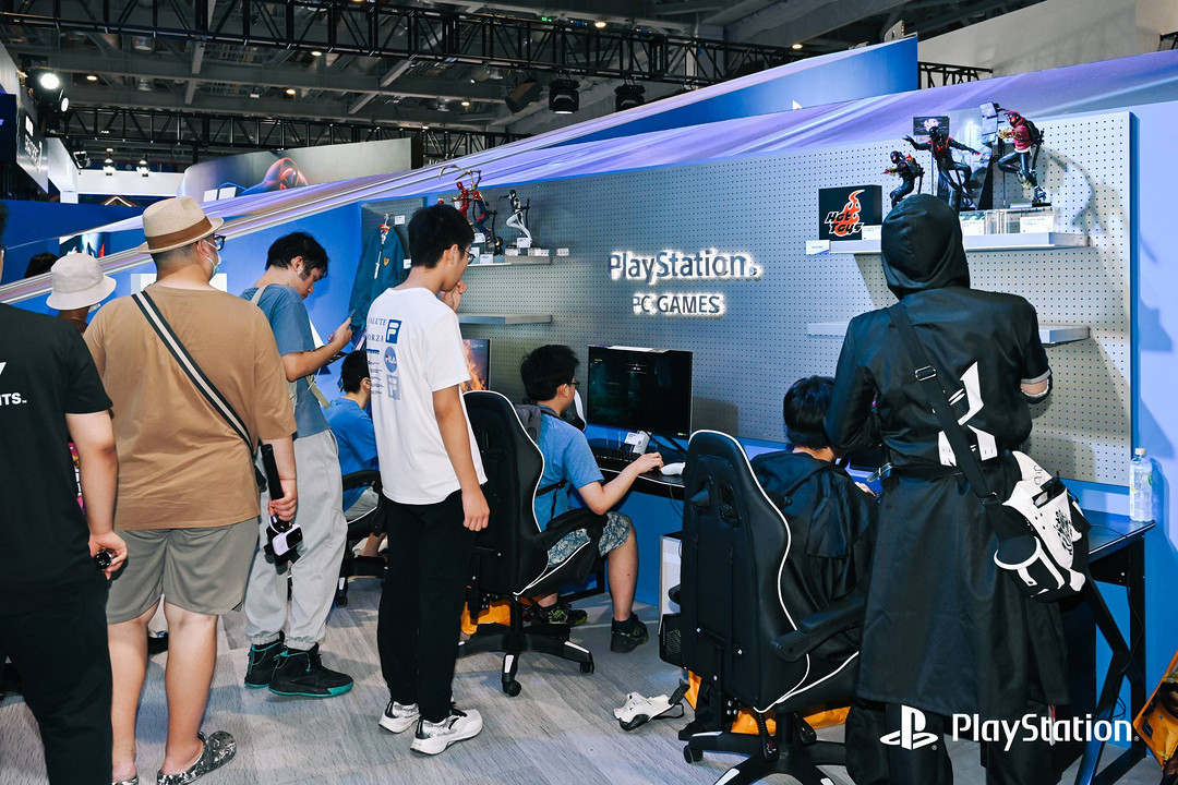 BilibiliWorld 2023 PlayStation展台多款游戏试玩区