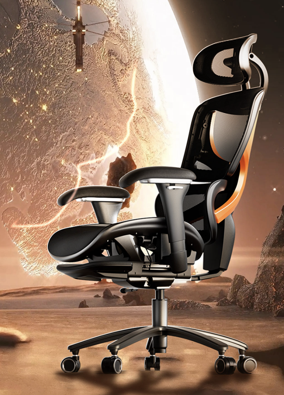 小米有品上新孤勇者工学椅，150度超大后仰角度+动态双驱追背+零重力悬浮机构