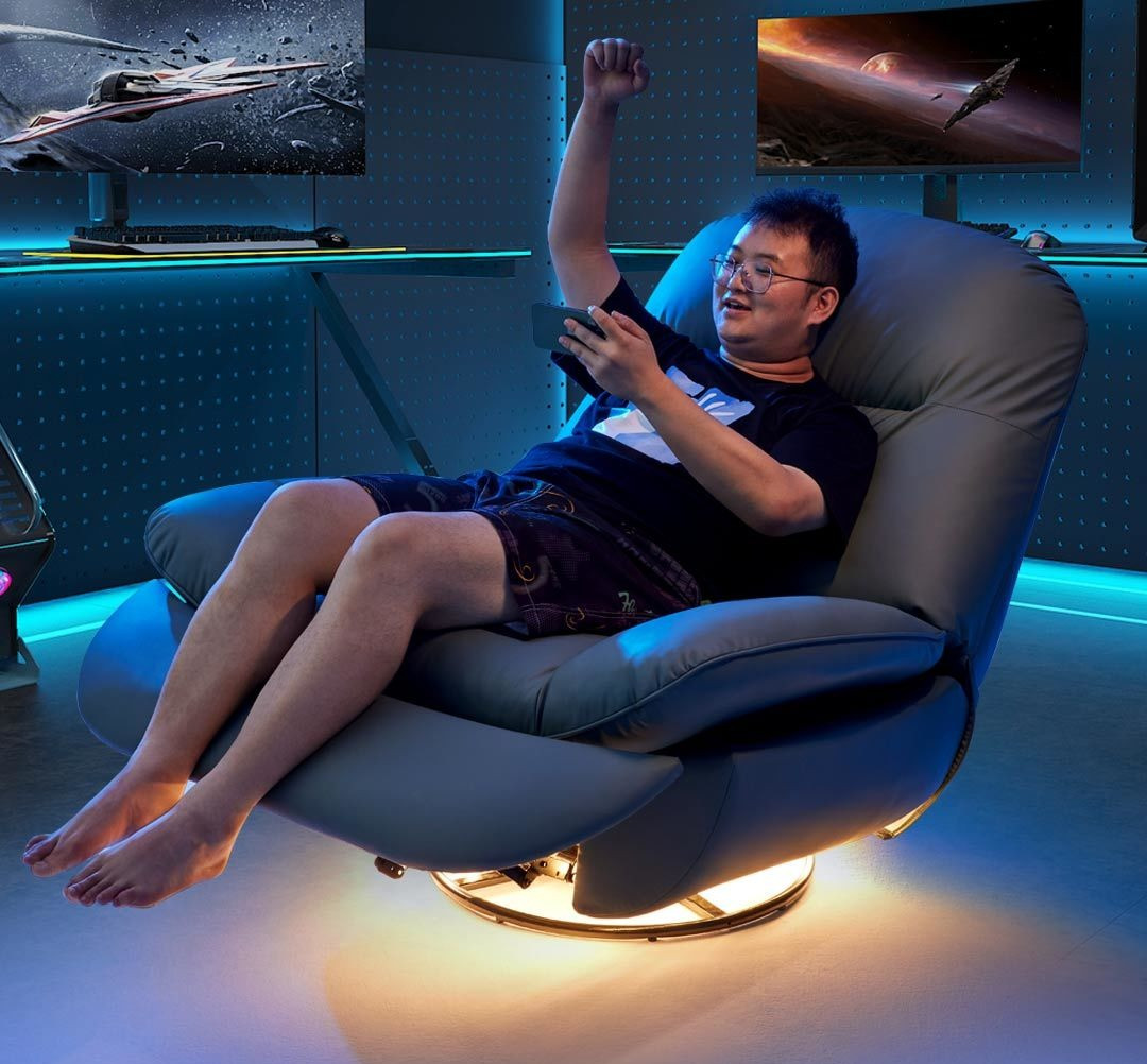 小米有品众筹上新！8H智能懒人电竞沙发，5档可调扶手+270°环绕氛围灯+米家智能互联