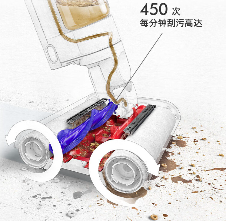 四滚刷设计 吸力持久不衰退 Dyson 戴森 发布 全新 WashG1 洗地机