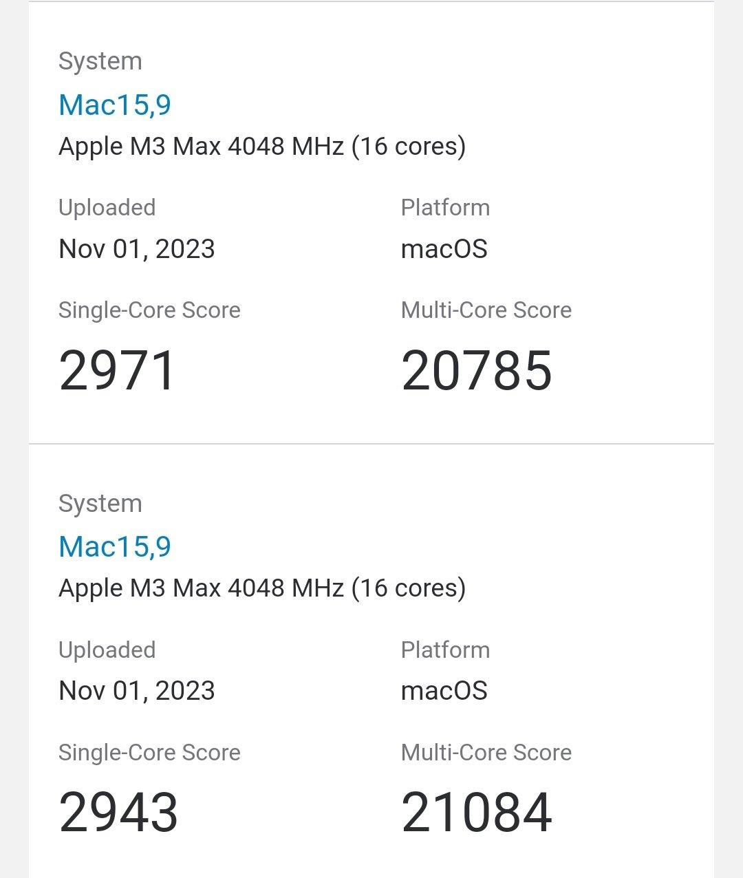 蘋果m3 max 芯片跑分出爐:多核成績媲美 m2 ultra_cpu_什麼值得買