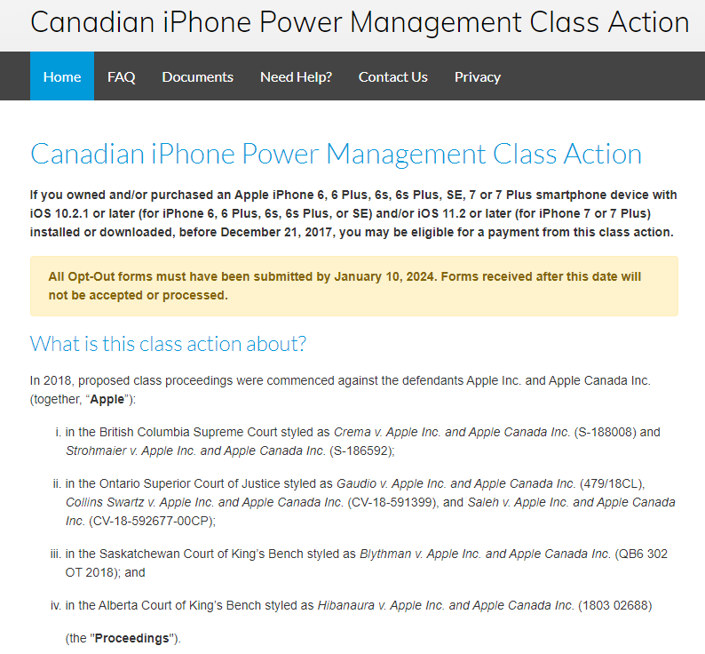 故意降低iPhone性能！苹果在加拿大赔偿 每人给千元：国内用户对苹果太仁慈