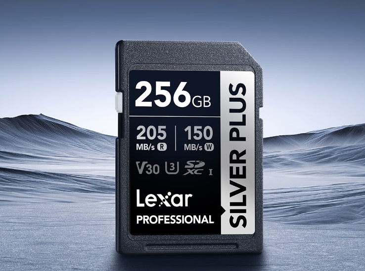 雷克沙 256GB V30“超能大银卡”SD卡上架：205MB/s、529元
