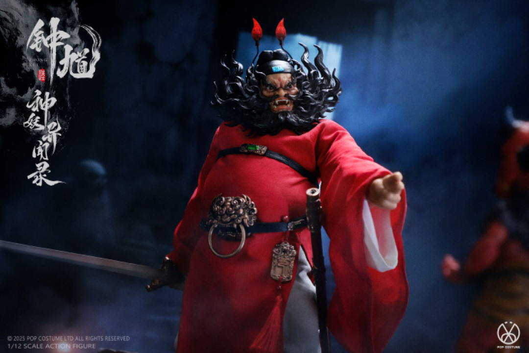 1/12 POP COSTUME 神妖异闻录钟馗可动人偶公布，一月底发货_国产动漫