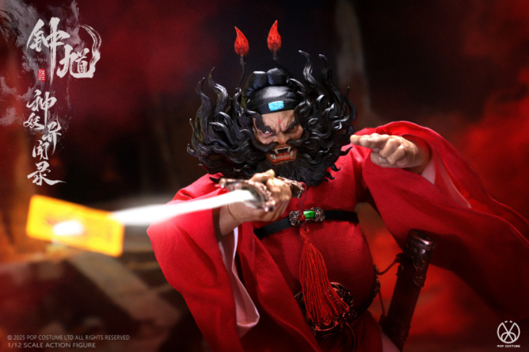 1/12 POP COSTUME 神妖异闻录钟馗可动人偶公布，一月底发货_国产动漫